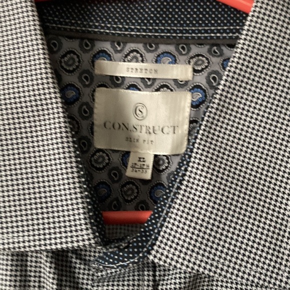 Button down shirt black and white - Picture 2 of 9